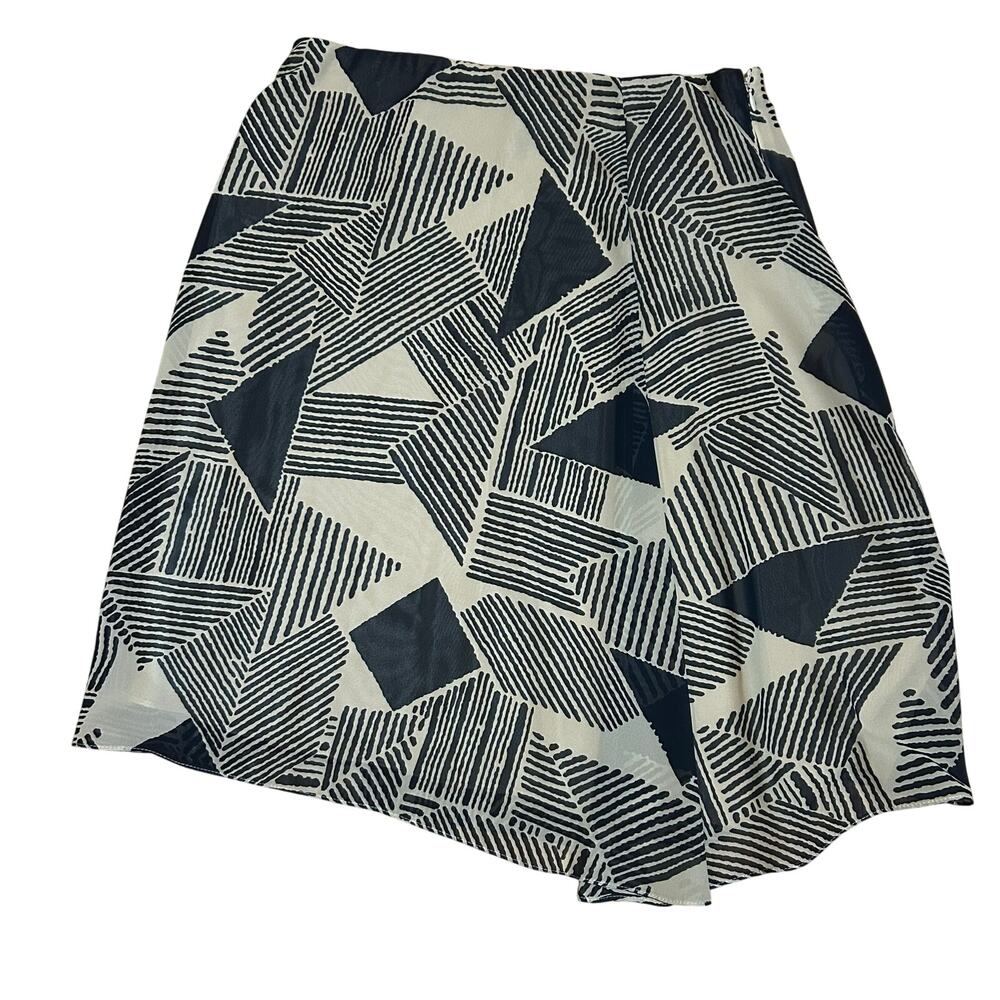 Lauren Ralph Lauren Geometric Print Georgette Skirt Size 10